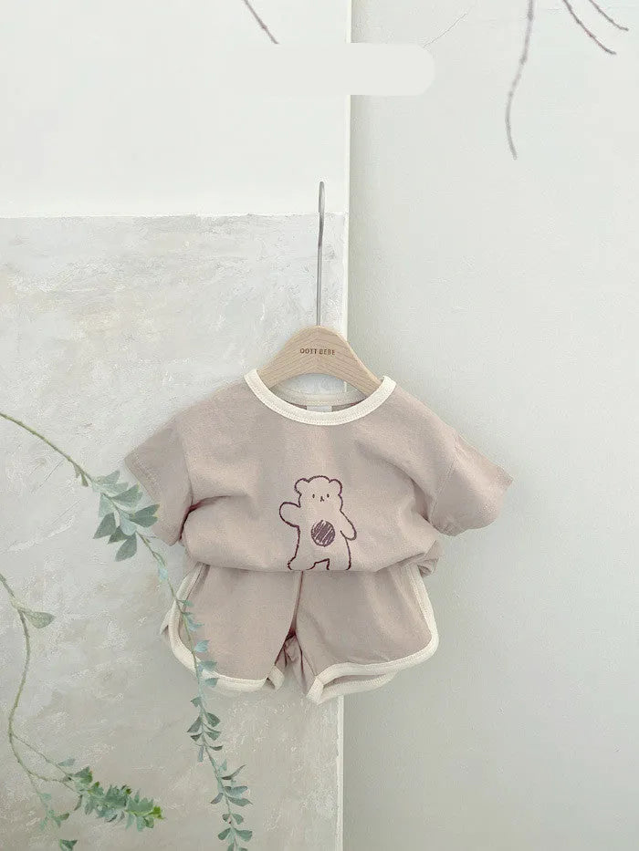 Korean-Inspired Summer Pants Suit for Infants and Children - Bellarte Enchanté Korean-Inspired Summer Pants Suit for Infants and Children